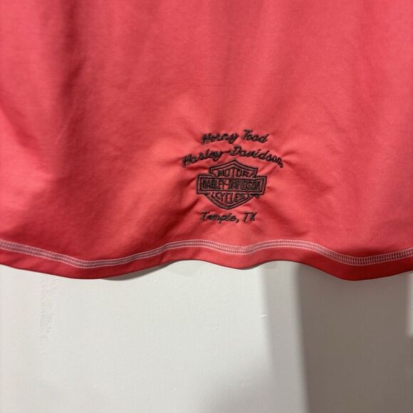 Harley-Davidson‎ Women's Pink Long Sleeve Jersey Large Horny Toad Temple Tx - Picture 6 of 9